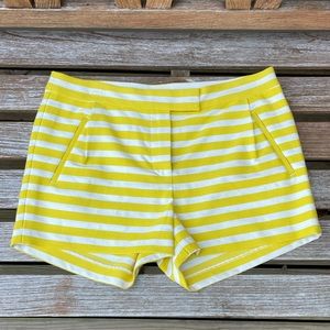 J.Crew vintage shorts - yellow & white stripe